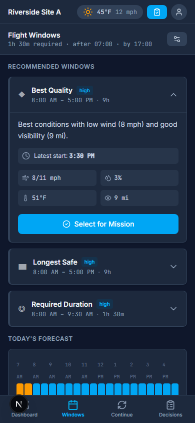 Smart Flight Windows